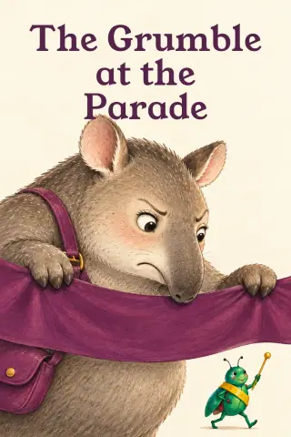 Cover of the picture book The Grumble at the Parade