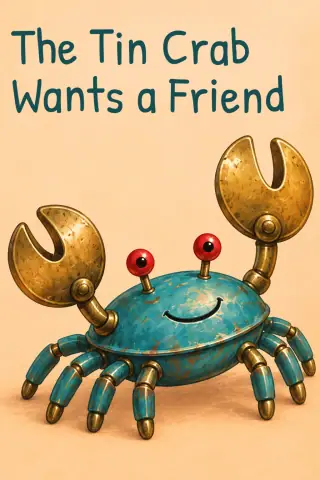 Cover of the picture book The Tin Crab Wants a Friend