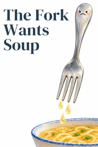 Cover of the picture book The Fork Wants Soup