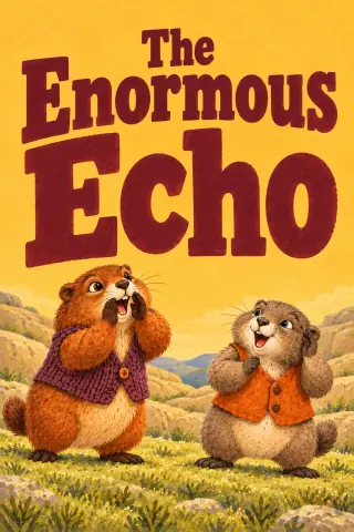 Cover of the picture book The Enormous Echo