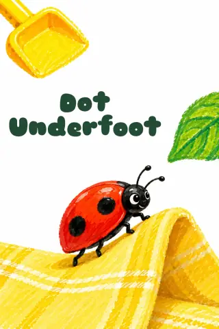 Cover of the picture book Dot Underfoot