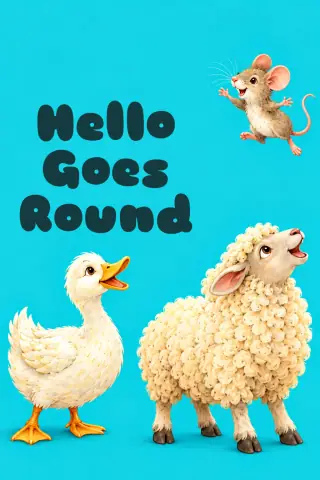 Cover of the picture book Hello Goes Round