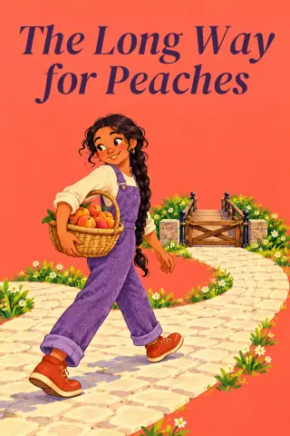 Cover of the picture book The Long Way for Peaches