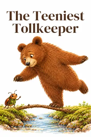 Cover of the picture book The Teeniest Tollkeeper