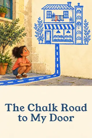 Cover of the picture book The Chalk Road to My Door