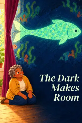 Cover of the picture book The Dark Makes Room