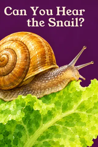 Cover of the picture book Can You Hear the Snail?