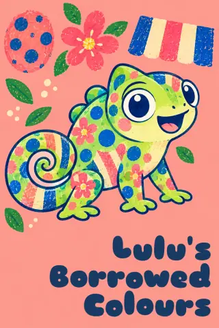 Cover of the picture book Lulu's Borrowed Colours