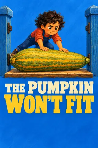 Cover of the picture book The Pumpkin Won't Fit