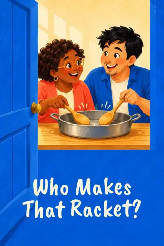Cover of the picture book Who Makes That Racket?