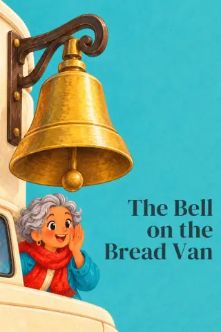 Cover of the picture book The Bell on the Bread Van