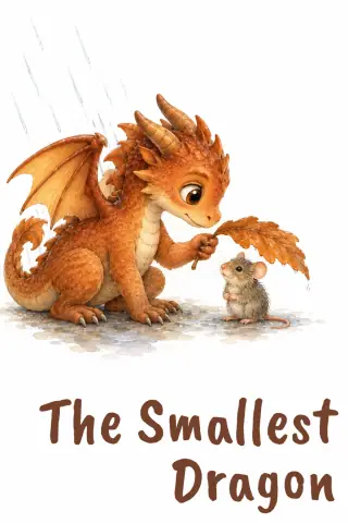 Cover of the picture book The Smallest Dragon