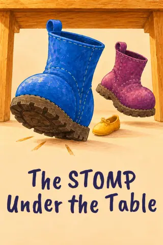Cover of the picture book The Stomp Under the Table