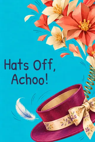 Cover of the picture book Hats Off, Achoo!