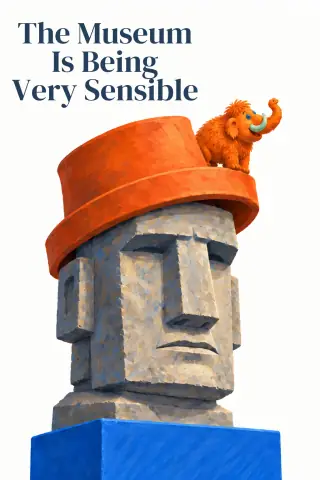 Cover of the picture book The Museum Is Being Very Sensible