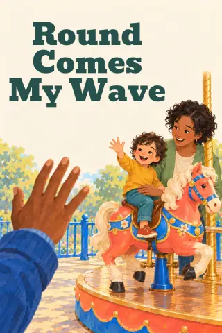 Cover of the picture book Round Comes My Wave