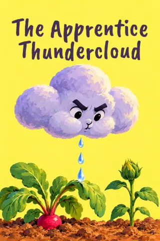 Cover of the picture book The Apprentice Thundercloud