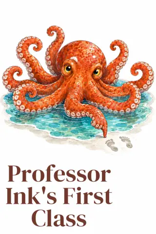 Cover of the picture book Professor Ink's First Class