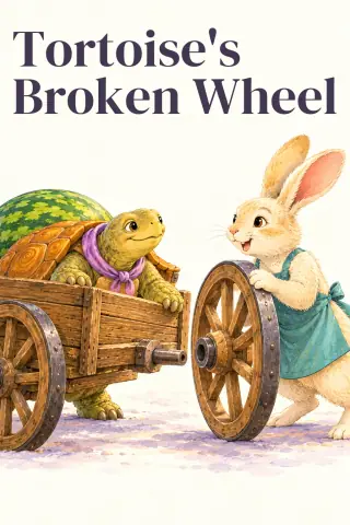 Cover of the picture book Tortoise's Broken Wheel