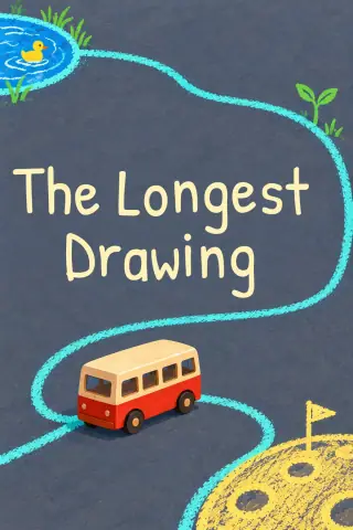 Cover of the picture book The Longest Drawing