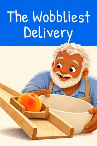 Cover of the picture book The Wobbliest Delivery