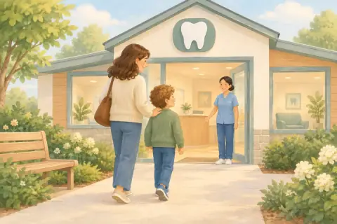 Going to the dentist, a picture routine chart