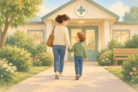Going to the doctor, a picture routine chart