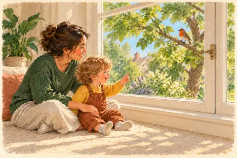 Window words, from the activity pack Ten little moments together
