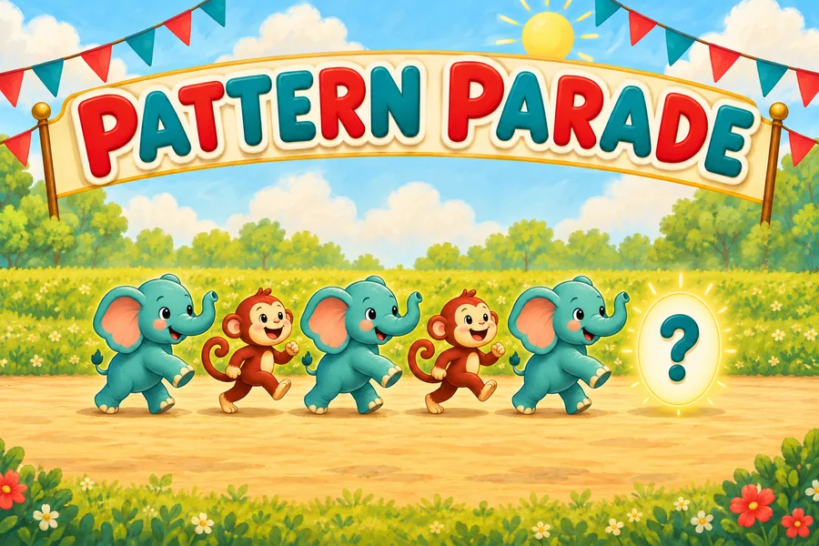 Pattern Parade, a learning game coming to Lil' Phil