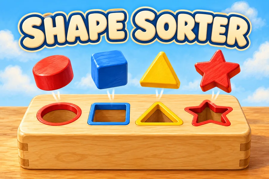 Shape Sorter, a learning game coming to Lil' Phil