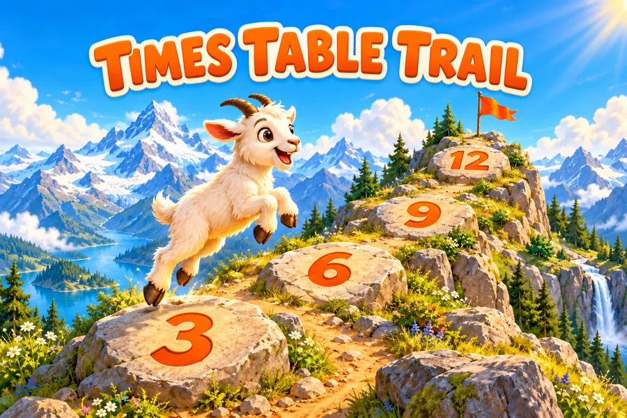Times Table Trail, a learning game coming to Lil' Phil