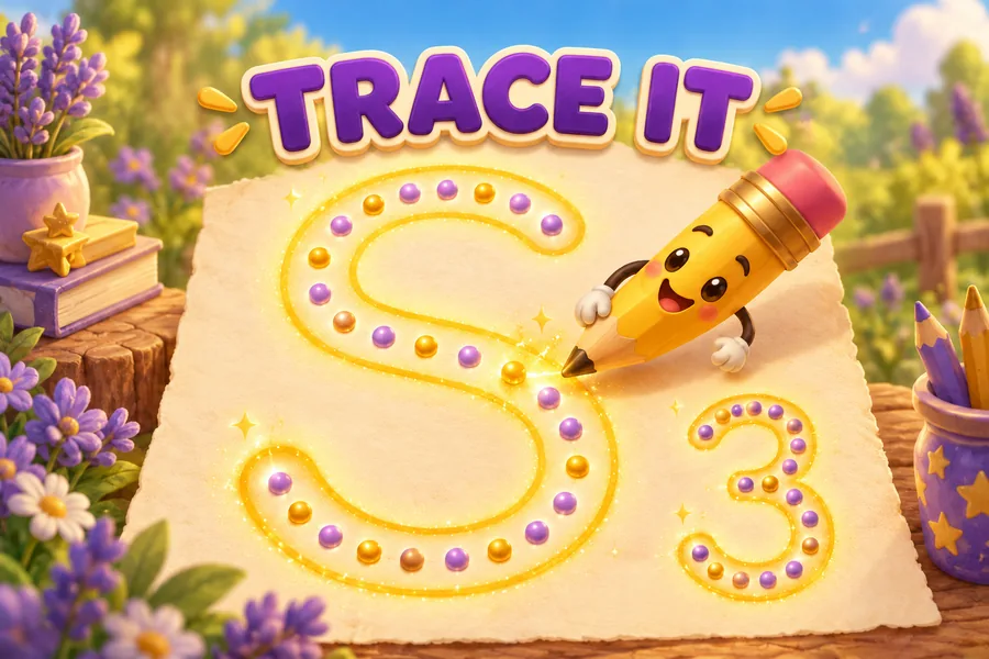 Trace It, a learning game coming to Lil' Phil